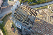 Imagen de la rehabilitación de la iglesia de Villangómez. AYUNTAMIENTO DE VILLANGÓMEZ