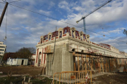 Imagen de las obras de la antigua estación de trenes.-RAÚL G. OCHOA
