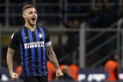 Mauro Icardi en el derby de Milán en octubre de 2018.-EL PERIÓDICO
