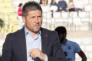 Nacho Fernández en su etapa como entrenador del Burgos CF.-SANTI OTERO