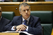 El lendakari, Iñigo Urkullu, en el Parlamento vasco.-Foto: EFE/ DAVID AGUILAR