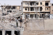 Destrucción en la ciudad siria de Deir Ezzor tras la ofensiva militar contra el Estado Islámico.-AFP
