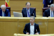El portavoz socialista en el Senado, Ander Gil.-EFE / KIKO HUESCA