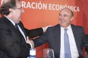 Juan Vicente Herrera y Luis de Guindos.-Ical