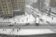 La ciudad de Burgos cubierta por la nieve durante el temporal-El Mundo