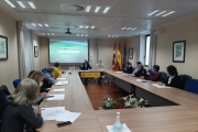Imagen de la reunión de la mesa contra la trata