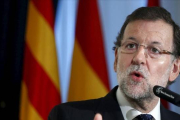 Mariano Rajoy, este martes.-REUTERS / ANDREA COMAS