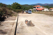 La urbanización de la calle Mario Benedetti, próxima al futuro parque, se está acometiendo en estos momentos.-ECB