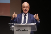 Josep Antoni Duran Lleida, en el debate de EL PERIÓDICO.-JULIO CARBÓ