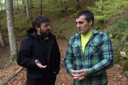 Jordi Évole e Iñaki Rekarte durante la entrevista en el programa 'Salvados'.-
