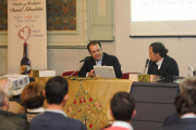 La conferencia tuvo lugar en la Sala Polisón con la presencia de numerosos aficionados burgaleses.-ISRAEL L. MURILLO