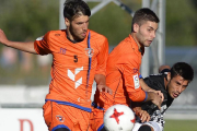 Imagen del encuentro que jugó el Burgos Promesas contra el Burgos CF.-RICARDO ORDÓÑEZ