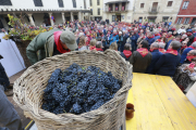 La pandemia ha obligado a suspender la fiesta de la vendimia con la que cada octubre concluye la vendimia. I. L. M.