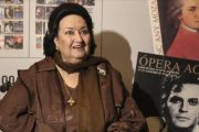 Montserrat Caballé, durante los Premios Opera Actual,  en el Cercle del Liceo, en octubre del 2014.-DANNY CAMINAL