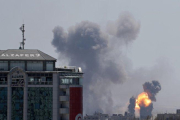 Los ataques aéreos en la Franja de Gaza.-REUTERS