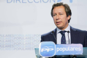 Carlos Floriano, durante la rueda de prensa.-Foto: TAREK / PP