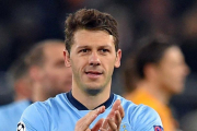 Martín Demichelis, en un partido con el Manchester City.-