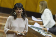 La líder andaluza de Podemos, Teresa Rodríguez, en una imagen de archivo.-Foto: EFE / JULIO MUÑOZ