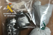 Droga incautada. GUARDIA CIVIL