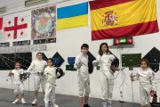Los tiradores de la Sala de Esgrima Cid Campeador.