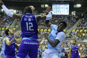 Imagen del partido entre el Hereda San Pablo Burgos y el Zunder Palencia.