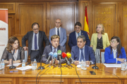 Los abogados y procuradores de Castilla y León exigen el fin de la huelga de funcionarios de Justicia.