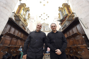 La Colegiata de San Pedro de Lerma fue el escenario del magistral concierto ofrecido por dos de los organistas más destacados del panorama musical español.