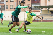 Imagen de un entrenamiento del Burgos CF.