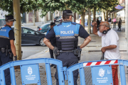 Agentes de Policía Local en una operación.