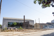 El edificio de la nueva sede Fundación Atapuerca ocupará un solar junto al actual.