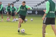 Imagen de Atienza durante el entrenamiento.