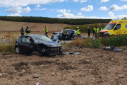 Imagen del accidente registrado en Redecilla del Camino.