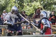 Instante de la celebración del I Torneo de Lucha Medieval.