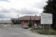 Entrada al Centro de Tratamiento de Residuos de Burgos que está ubicado en el barrio de Cortes.