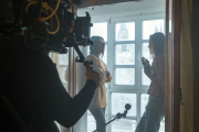 Itziar Ituño y Patricia López Arnáiz, durante el rodaje del cortometraje ‘Agrio’, en Burgos.
Del 18 al 20 de enero de 2023 se lleva a cabo en Burgos el rodaje del cortometraje "Agrio" producida por Amania Films y patrocinada por la Sociedad para la Promoción y Desarrollo de la Ciudad de Burgos (Promueve Burgos). El cortometraje está dirigido por David Pérez Sañudo (Ane) y contará con las actuaciones principales de Itziar Ituño, conocida por su papel en "Loreak" y "La casa de papel", y Patricia López Arnaiz, actriz reconocida por su trabajo en "El árbol de la sangre", "Ane" y "La otra mirada", entre otros intérpretes.

DIRECCIÓN
· Director: David Perez Sañudo
· Ayte Dirección: Kevin Iglesias
· Script: Adrián Valle
· 2o Ayte Dirección: Nitya Lopez
· Aux Direccion: Gerardo Tome Lasa
· Becaria de Dirección: Lucía García Comas
· Meritoria de Dirección: Cosmina Baba
· RRSS: Martín Caballero Alcalá

PRODUCCIÓN
· Directora de producción: Elena Maeso
· Jefa de producción: Almudena López
· Ayudante de producción: María Rotaeche
· Auxiliar de producción: Silvia Mazo Murua
· Auxiliar de producción: Guillermo Illanes Simarro
· Coordinadora de producción: Rosa Morillo
· Becarix de producción: Lucía Manjón
· Meritorio de producción: David Bermejo

FOTOGRAFÍA
· Director de fotografía: Kenneth Oribe
· Foquista: Aritz Bilbao
· Video Assist: Ainhoa Roa Gorostidi
· Auxiliar de Cámara: Alazne Zaldunbide
· Foto fija: Carlos Mateo
· dit: Josu Trocaola
· Op 2a unidad camara: Belén Díez Pascual
· Ayte 2a unidad camara: Blanca Aranda Revert
· Meritoria de cámara: Lizet Juliana Ruiz

ELÉCTRICOS
· Gaffer: Jon Ruiz de Infante
· Eléctrico 1: Eduard Vinatoru
· Eléctrico 2: Miguel Angel Sánchez
· Eléctrico 3: Mikel Villegas
· Meritorio de eléctricos: Emilio Jose

SONIDO
· Jefe de sonido: Iñigo Olmo
· Ayte sonido: Julen Roldan Catena
· Sonidista 2a unidad: Osman Gené Martín

ARTE
· Jefa de arte: Itziar Álvarez
· Ayudante de arte: Maria Turres
· Auxiliar de arte: Gloria Vázquez
· Decoradora: Amaia Etxezarreta
· Runner de arte: Juan Antonio
· Becaria de arte: Paula Aragón
· Meritoria de arte: Ana Belén Fernández

VESTUARIO
· Jefa de vestuario: Marta Fernández
· Ayudante de vestuario: Unai Olazabal
· Auxiliar de vestuario: Marta Gómez
· Runner de vestuario: Lucía Fernández
· Becaria de vestuario: Marta López
· Meritoria de vestuario: Ana García

MAQUILLAJE Y PELUQUERÍA
· Jefa de maquillaje y peluquería: Marta Ruiz
· Ayudante de maquillaje y peluquería: Estíbaliz Ruiz
· Auxiliar de maquillaje y peluquería: Paula Ortiz
· Runner de maquillaje y peluquería: Marta Ortiz
· Becaria de maquillaje y peluquería: Marta Fernández
· Meritoria de maquillaje y peluquería: Ana García