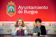 Cristina Ayala y María Isabel Bringas en la presentación del acuerdo de colaboración para la difusión de cursos de formación de Unipec y Afalvi.