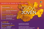 Cartel de conciertos de la OSCyL Joven