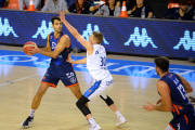 Jacobo Díaz, durante el partido contra Fuenlabrada.