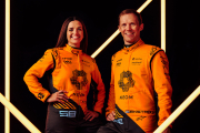 Cristina Gutiérrez y Mattias Ekström, pìlotos del equipo NEOM McLaren Extreme E.