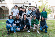 Alumnos de Bachillerato Internacional que presentan ponencia y voluntarios en el Imijo.