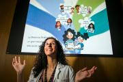 Marina Peix es enfermera pediátrica del HUBU e ilustradora.