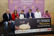 Imagen de la presentación de la II edición del Campeonato Provincial de Tortilla de Patata de Burgos.