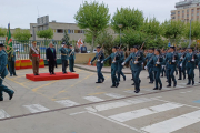 Celebración del 180 aniversario de la Guardia Civil en Burgos.