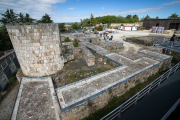 Las obras en el Castillo de Burgos están cogiendo ritmo, tras reanudarse recientemente.