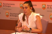 La portavoz del equipo de Gobierno del Ayuntamiento de Burgos, Andrea Ballesteros.
