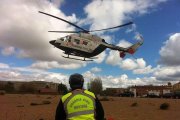 Rescate en helicóptero de la Guardia Civil.