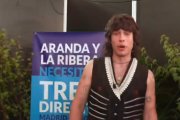 Leo Rizzi en el vídeo de los artistas del Sonorama 2023 apoyando el tren directo.