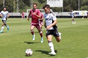 Imagen del partido de pretemporada entre el Burgos CF y la Cultural Leonesa.