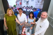 Ana Díez, Mario Ortega, Inmaculada Sierra y Andrés García en la presentación de la obra teatral.