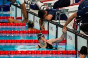 Marta Fernández, medalla de plata en la final de los 100 m libre S3.